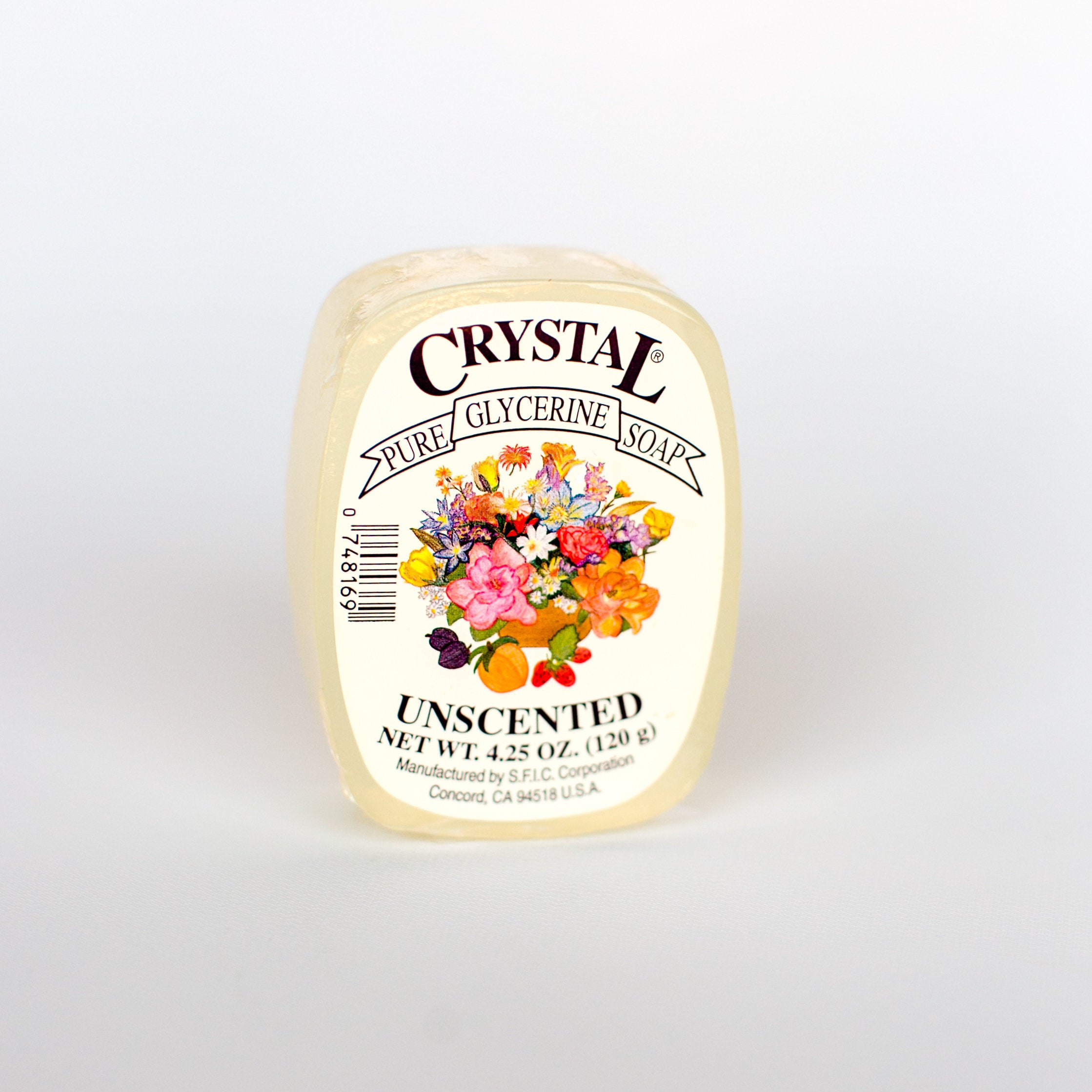 Unscented Soap Bars Crystal Glycerine Soap Bars